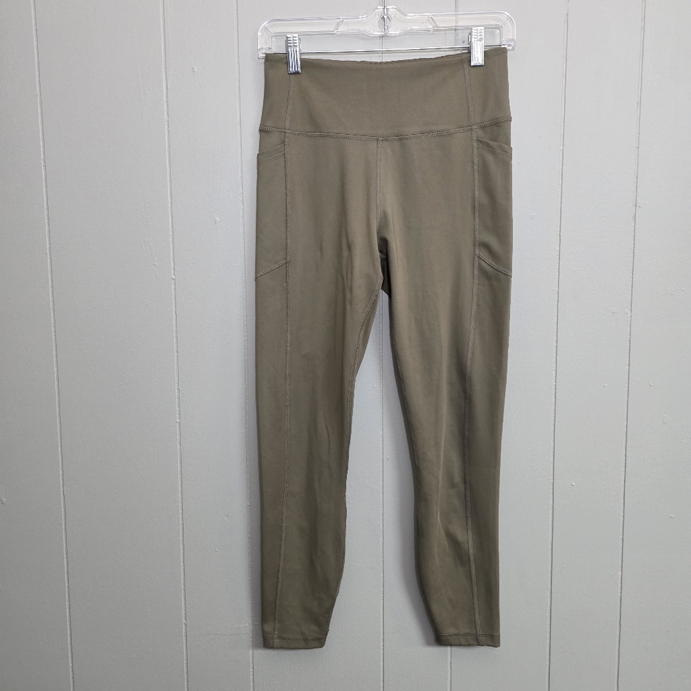 Victoria Secret Sport Greenish Leggings With Pockets Size M